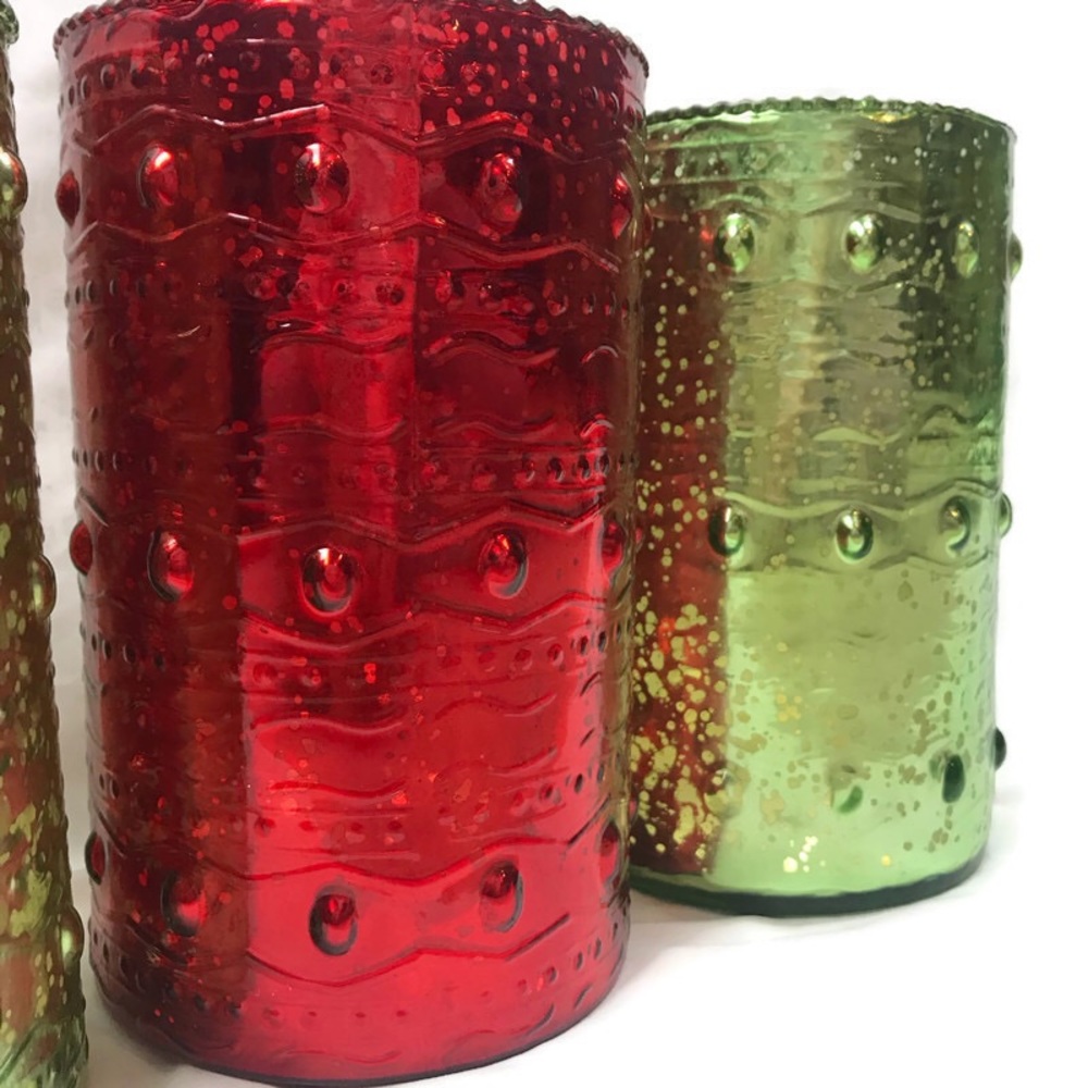 Set of 3 Christmas Vases